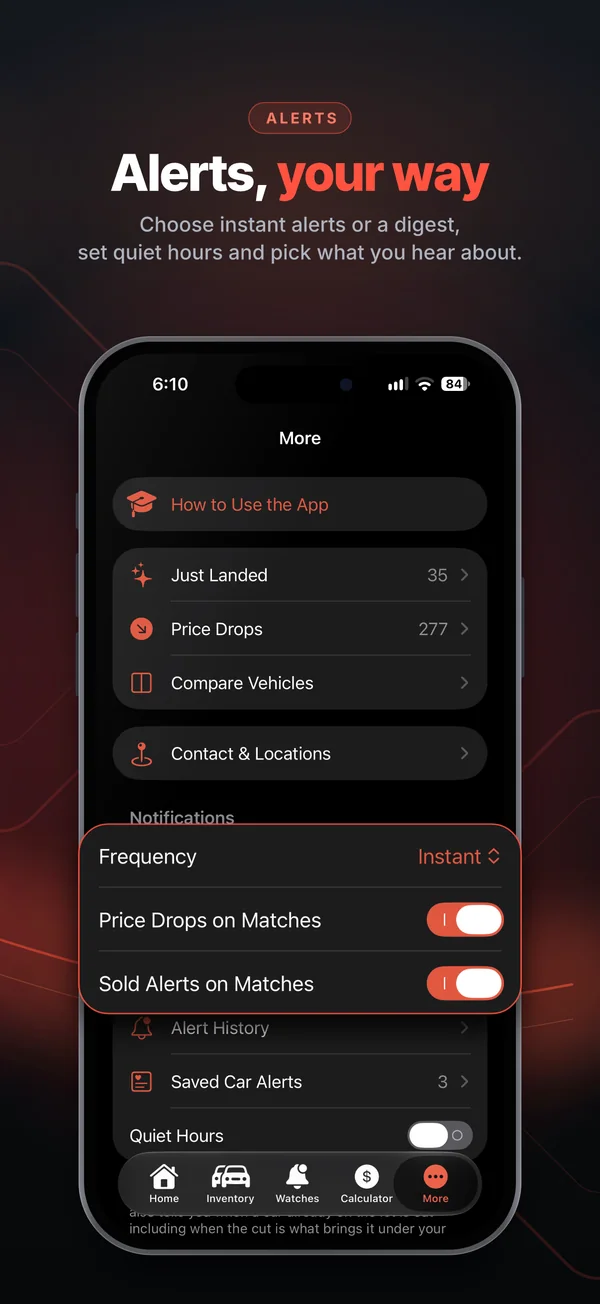 Alerts, your way