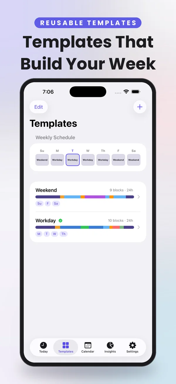 Templates That Build Your Week